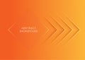 Orange color gradient abstract background with line squares