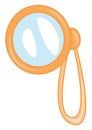 A monocle, vector or color illustration