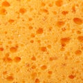 Orange color sponge texture Royalty Free Stock Photo