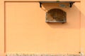 Orange colored wall Royalty Free Stock Photo