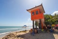 Life Guard or Surf Rescue Building at Kuta Beach in Kuta, Bali, Indonesia