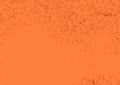 Orange comic book page abstract polka dot background