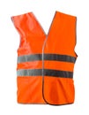 Orange construction jacket