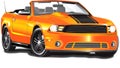 Orange Convertible Royalty Free Stock Photo