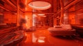 Orange & Coral: Award-Winning Futuristic Interior Desig