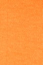 Orange cotton fabric texture background, close up