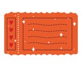 orange coupon illustration