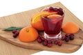 Orange and Cranberry Health Drink Royalty Free Stock Photo
