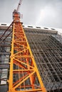 Orange crane