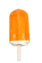 Orange creamsicle popsicle Royalty Free Stock Photo