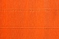 Orange crepe paper texture background Royalty Free Stock Photo