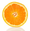 Orange cross-section Royalty Free Stock Photo
