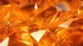 orange crystal background.