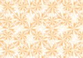 Orange crystals and stars pattern