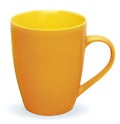 Orange cup Royalty Free Stock Photo