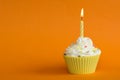 Orange cupcake Royalty Free Stock Photo