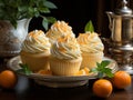 Orange Cupcakes Citrus Elegance