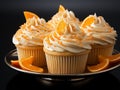 Orange Cupcakes Citrus Elegance