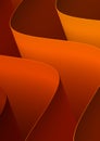 Orange Curved Background