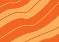 Orange curved line background design for wallpaper