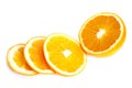 Orange cut Royalty Free Stock Photo