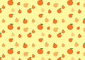 Orange cute pattern