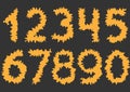 Orange cutting Numbers