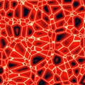 Orange dark plasma geometries, abstract texture, graphics Royalty Free Stock Photo