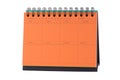 Orange Desk Calendar Note Royalty Free Stock Photo