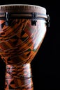 Orange Djembe conga Drum Royalty Free Stock Photo