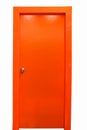 Orange Door Royalty Free Stock Photo