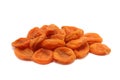 Orange dried apricots