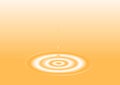 Orange drop illustration Royalty Free Stock Photo