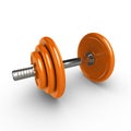 Orange Dumbell