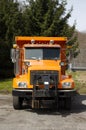 Orange Dump Truck