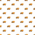 Orange dump truck pattern