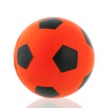 Orange Dutch soccer ball