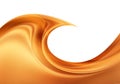 Orange dynamic abstract modern background Royalty Free Stock Photo