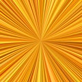 Orange explosion background from radial stripes Royalty Free Stock Photo