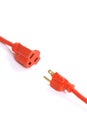 Orange Extension Cord Royalty Free Stock Photo