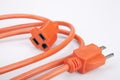 Orange extension cord