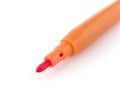 Orange felt pen Royalty Free Stock Photo