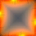 Orange Fire Shapes and Blurs Abstract Background Royalty Free Stock Photo