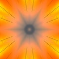 Orange Fire Shapes and Blurs Abstract Background Royalty Free Stock Photo