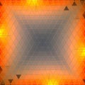 Orange Fire Shapes and Blurs Abstract Background Royalty Free Stock Photo