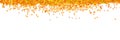 Orange fish scale confetti sparkly border with twinkle lights eff