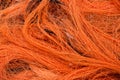 Orange Fishing Net Royalty Free Stock Photo