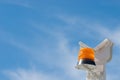 Orange flashlight siren Royalty Free Stock Photo