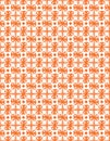 Orange flower seamless pattern Royalty Free Stock Photo