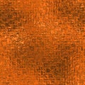 Orange Foil Seamless and Tileable Background Texture.